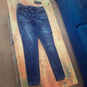 American Eagle  size 10 super hi rise jegging